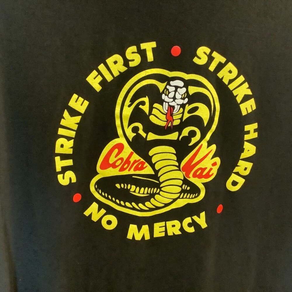 Cobra Kai Black Tee 2X